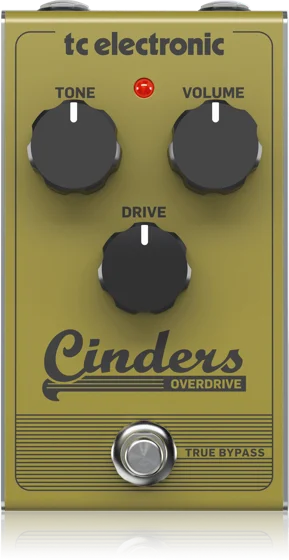 TC Electronic Cinders Overdrive guitar effects pedal