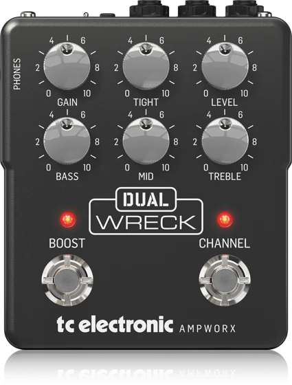 TC Electronic Dual Wreck Preamp guitar effects pedal