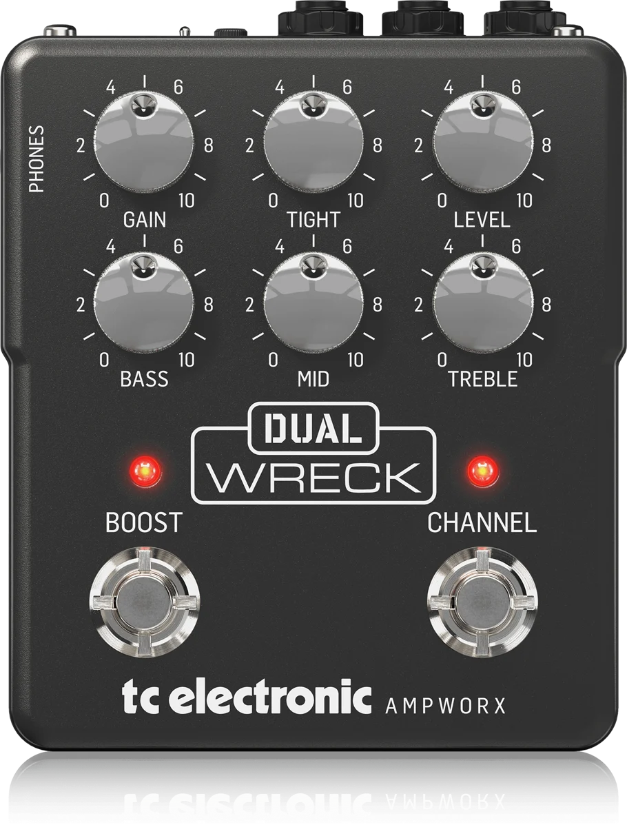 TC Electronic Dual Wreck Preamp guitar effects pedal
