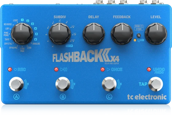 TC Electronic Flashback 2 X4 Delay guitar effects pedal