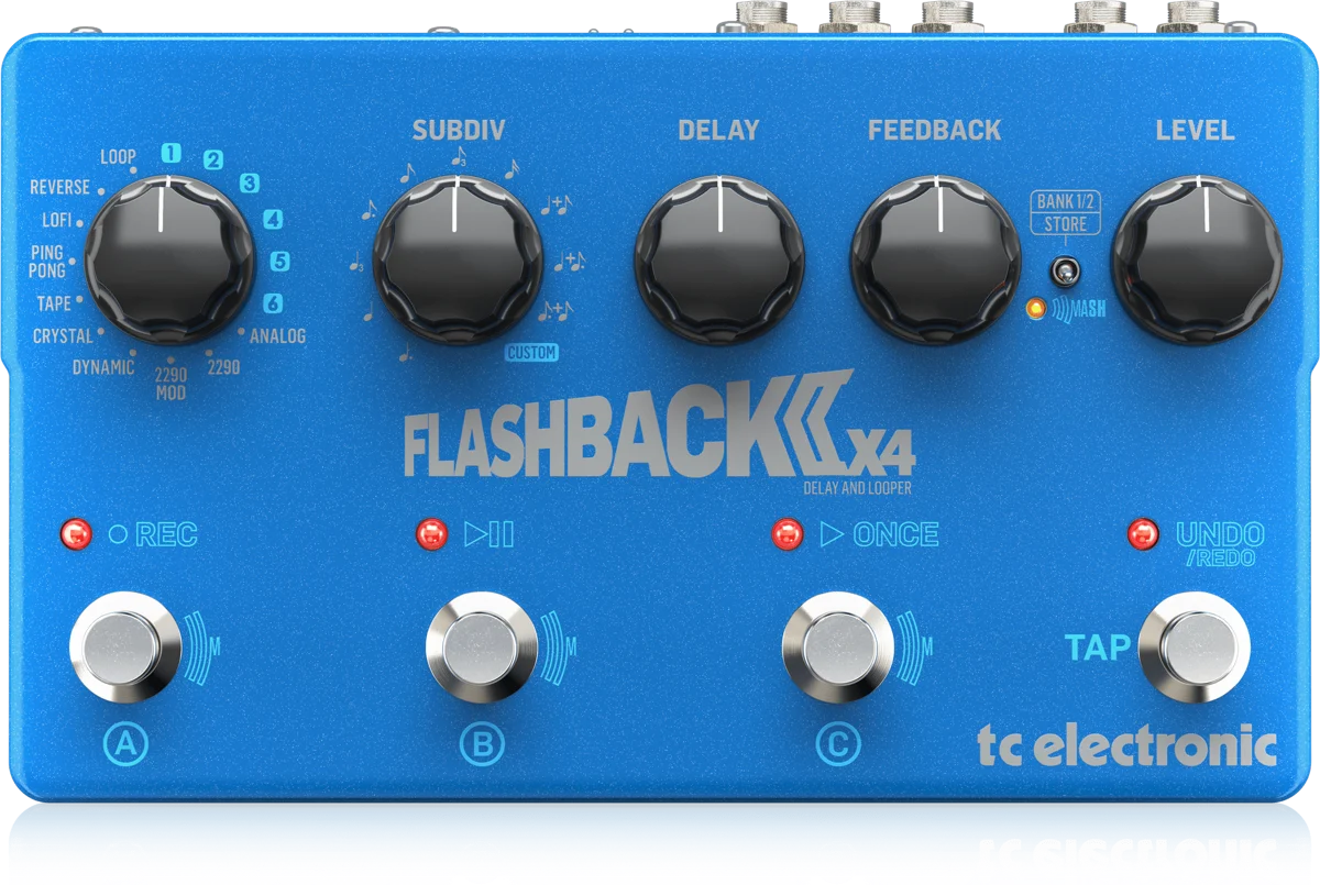 TC Electronic Flashback 2 X4 Delay guitar effects pedal