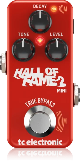 TC Electronic Hall of Fame 2 Mini Reverb guitar effects pedal