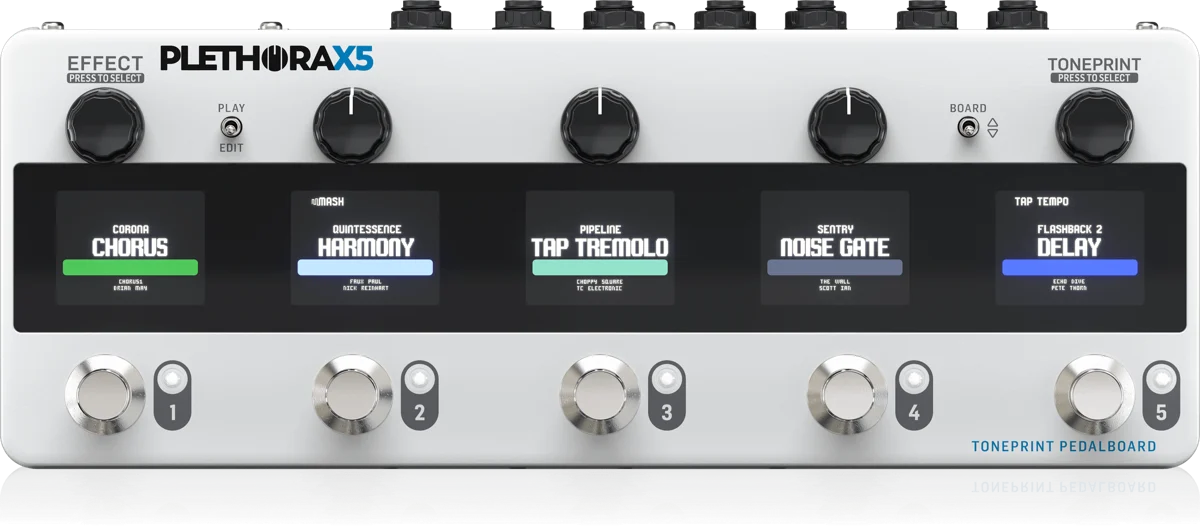 TC Electronic Plethora X5 guitar effects pedal