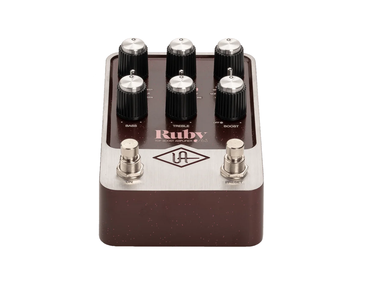 Universal Audio Ruby '63 Top Boost Amplifier guitar effects pedal