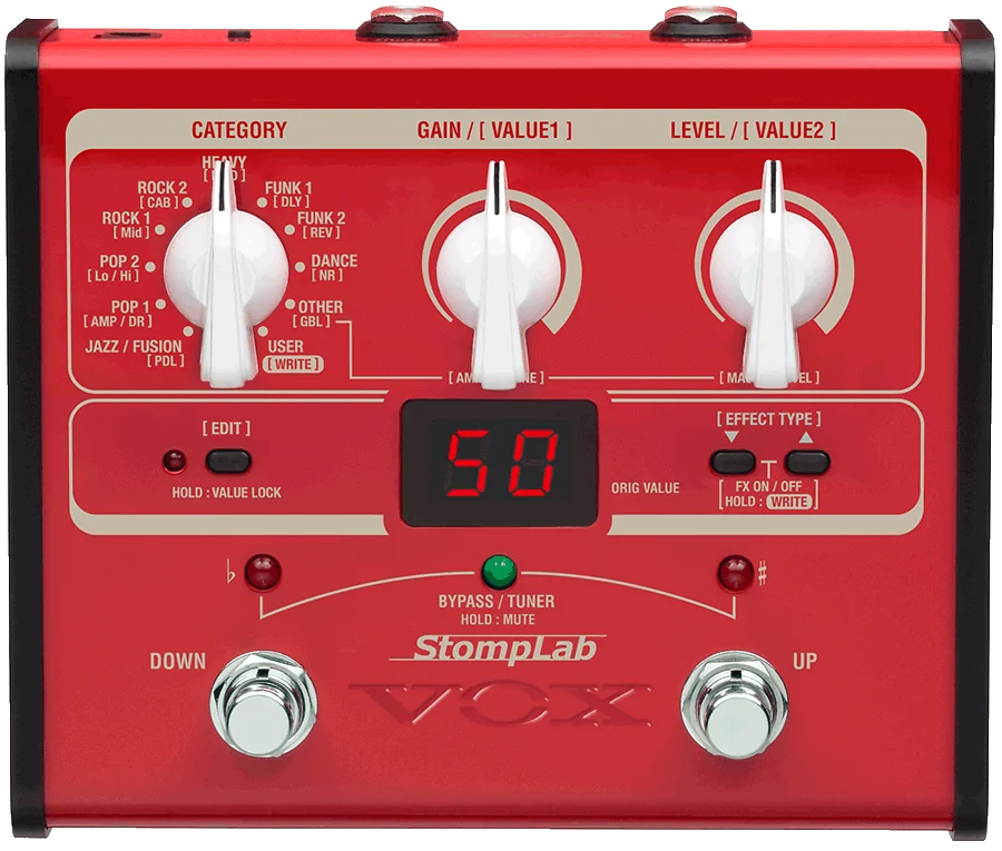 VOX StompLab 1B guitar effects pedal