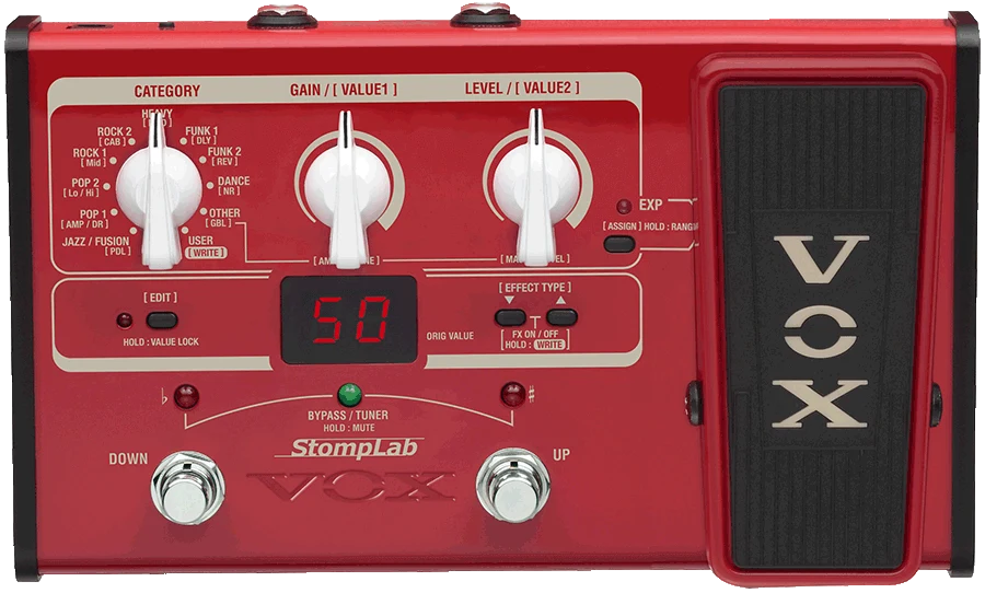 VOX StompLab 2B guitar effects pedal