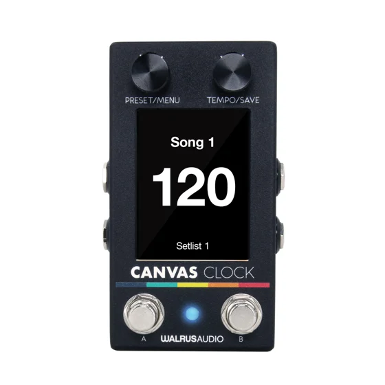 Walrus Audio Canvas Clock guitar effects pedal