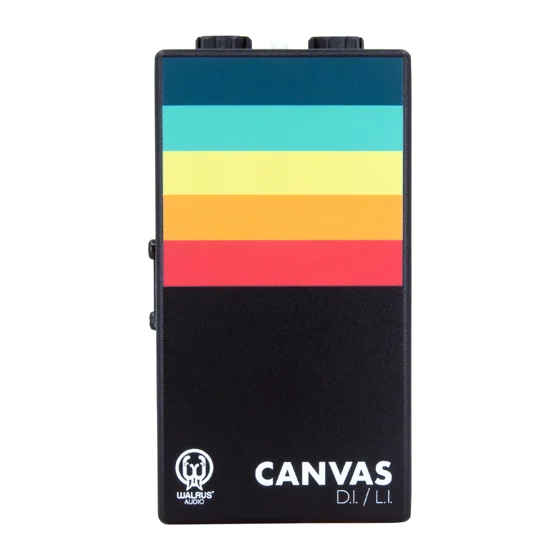 Walrus Audio Canvas Line Isolator / D.I. guitar effects pedal