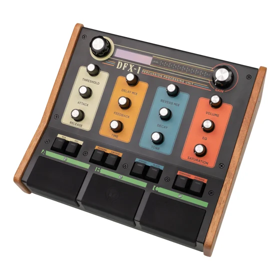 Walrus Audio DFX-1 Percussion Processing Unit guitar effects pedal
