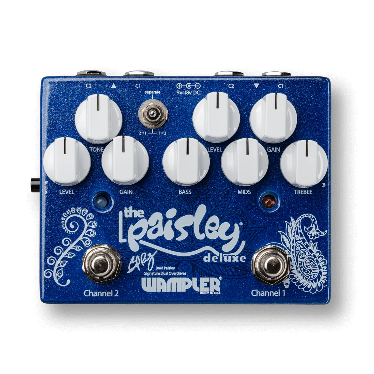 Wampler Brad Paisley Paisley Deluxe guitar effects pedal