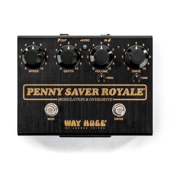 Way Huge Penny Saver Royale Modulation & Overdrive guitar effects pedal